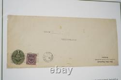 Us Collection Officials 15 Cut Squares & 35+ Envelopes In Lighthouse Album
