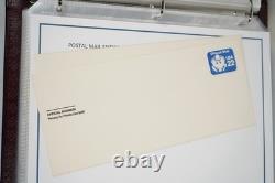 Us Collection Officials 15 Cut Squares & 35+ Envelopes In Lighthouse Album