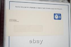 Us Collection Officials 15 Cut Squares & 35+ Envelopes In Lighthouse Album