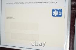 Us Collection Officials 15 Cut Squares & 35+ Envelopes In Lighthouse Album
