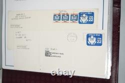 Us Collection Officials 15 Cut Squares & 35+ Envelopes In Lighthouse Album
