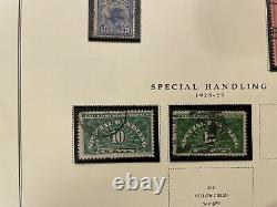 Us Stamp Collection On Scott Pages In The Album Classics All Pictured