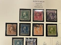 Us Stamp Collection On Scott Pages In The Album Classics All Pictured