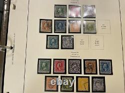 Us Stamp Collection On Scott Pages In The Album Classics All Pictured