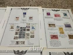 Us Stamp Lot On Complete Minkus Pages Aeronautics, Transportation & More