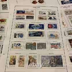 Us Stamp Lot On Nearly Complete Album Pages Great Gift