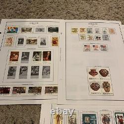 Us Stamp Lot On Nearly Complete Album Pages Great Gift