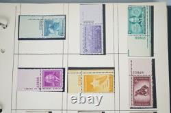 Us & Un Collection Of 500+ Stamps With Plate Numbers All Mint Hinged / Mnh