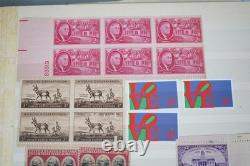 Us & Worldwide Collection Of 1,050+ Stamps Mint & Used Stored In Stock Book