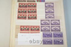 Us & Worldwide Collection Of 1,050+ Stamps Mint & Used Stored In Stock Book