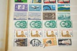 Us & Worldwide Collection Of 1,050+ Stamps Mint & Used Stored In Stock Book