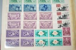 Us & Worldwide Collection Of 1,050+ Stamps Mint & Used Stored In Stock Book