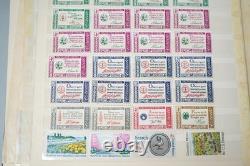 Us & Worldwide Collection Of 1,050+ Stamps Mint & Used Stored In Stock Book