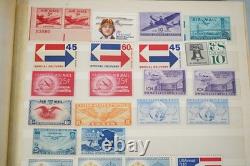 Us & Worldwide Collection Of 1,050+ Stamps Mint & Used Stored In Stock Book