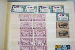 Us & Worldwide Collection Of 1,050+ Stamps Mint & Used Stored In Stock Book