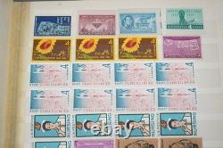 Us & Worldwide Collection Of 1,050+ Stamps Mint & Used Stored In Stock Book