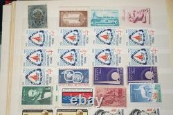 Us & Worldwide Collection Of 1,050+ Stamps Mint & Used Stored In Stock Book