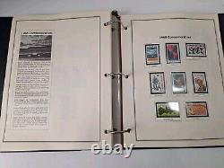 Us stamp album collection lot, 75-1st Day Issue, Commemorative 98% Complete 35-84