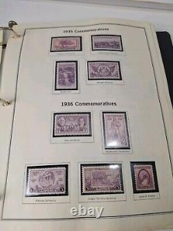 Us stamp album collection lot, 75-1st Day Issue, Commemorative 98% Complete 35-84