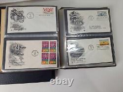 Us stamp album collection lot, 75-1st Day Issue, Commemorative 98% Complete 35-84