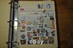 Used Canadian stamp collections in 4 albums