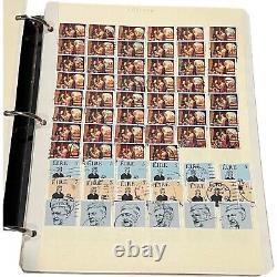 Used Ireland Stamp Collection Nicely Organized Mostly 20's-70's STAMPS #16