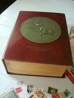 VINTAGE 1968 Harris CITATION WORLDWIDE STAMP COLLECTION ALBUM With 2000+Stamps