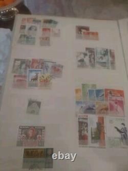 VINTAGE Stamp Collection in Huge Senf Album Enormous Catalogue Value! 1800s Fwd