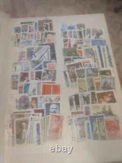 VINTAGE Stamp Collection in Huge Senf Album Enormous Catalogue Value! 1800s Fwd