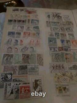 VINTAGE Stamp Collection in Huge Senf Album Enormous Catalogue Value! 1800s Fwd