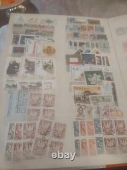 VINTAGE Stamp Collection in Huge Senf Album Enormous Catalogue Value! 1800s Fwd