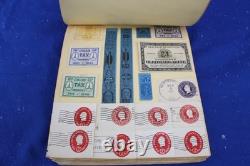 VINTAGE Stamp collection US States City's Europe NATO Naval AIR 1950s album LOOK