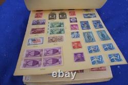 VINTAGE Stamp collection US States City's Europe NATO Naval AIR 1950s album LOOK