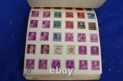 VINTAGE Stamp collection US States City's Europe NATO Naval AIR 1950s album LOOK