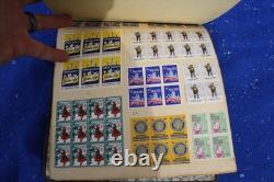 VINTAGE Stamp collection US States City's Europe NATO Naval AIR 1950s album LOOK