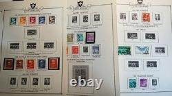 VINTAGE Switzerland MINKUS ALBUM collection 400 stamps 1862-1970 many MNH Nice