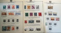 VINTAGE Switzerland MINKUS ALBUM collection 400 stamps 1862-1970 many MNH Nice