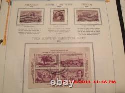 VINTAGE United States Stamp Collection in Album, 1847-1967
