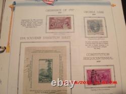 VINTAGE United States Stamp Collection in Album, 1847-1967