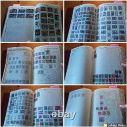 VTG Stamp Collection Album- Appraised- 500+ Stamps- Iceland- Liberia 1800-1900