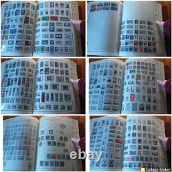 VTG Stamp Collection Album- Appraised- 500+ Stamps- Iceland- Liberia 1800-1900