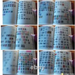 VTG Stamp Collection Album- Appraised- 500+ Stamps- Iceland- Liberia 1800-1900