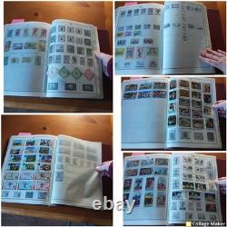 VTG Stamp Collection Album- Appraised- 500+ Stamps- Iceland- Liberia 1800-1900