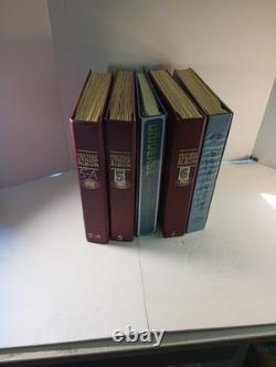 VTG Stamp Collection- LOT of 5 ALBUMS- SEE VIDEO IN DESCRIP 1800s-1980's