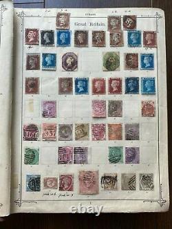 Valuable Worldwide Collection on Antique Imperial Album Very Strong GB Huge Cat