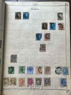 Valuable Worldwide Collection on Antique Imperial Album Very Strong GB Huge Cat