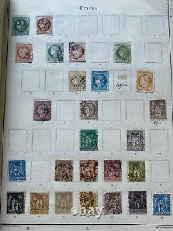 Valuable Worldwide Collection on Antique Imperial Album Very Strong GB Huge Cat