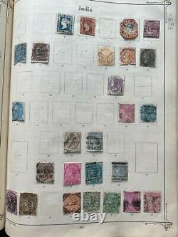 Valuable Worldwide Collection on Antique Imperial Album Very Strong GB Huge Cat