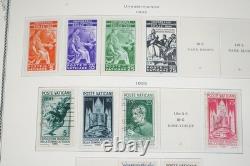 Vatican 1929-1981 Collection Of 575 Stamps Mint & Used In Scott Album
