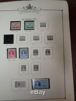 Vatican City Minkus Specialty 3 ring stamp album collection 1929-89 mint used